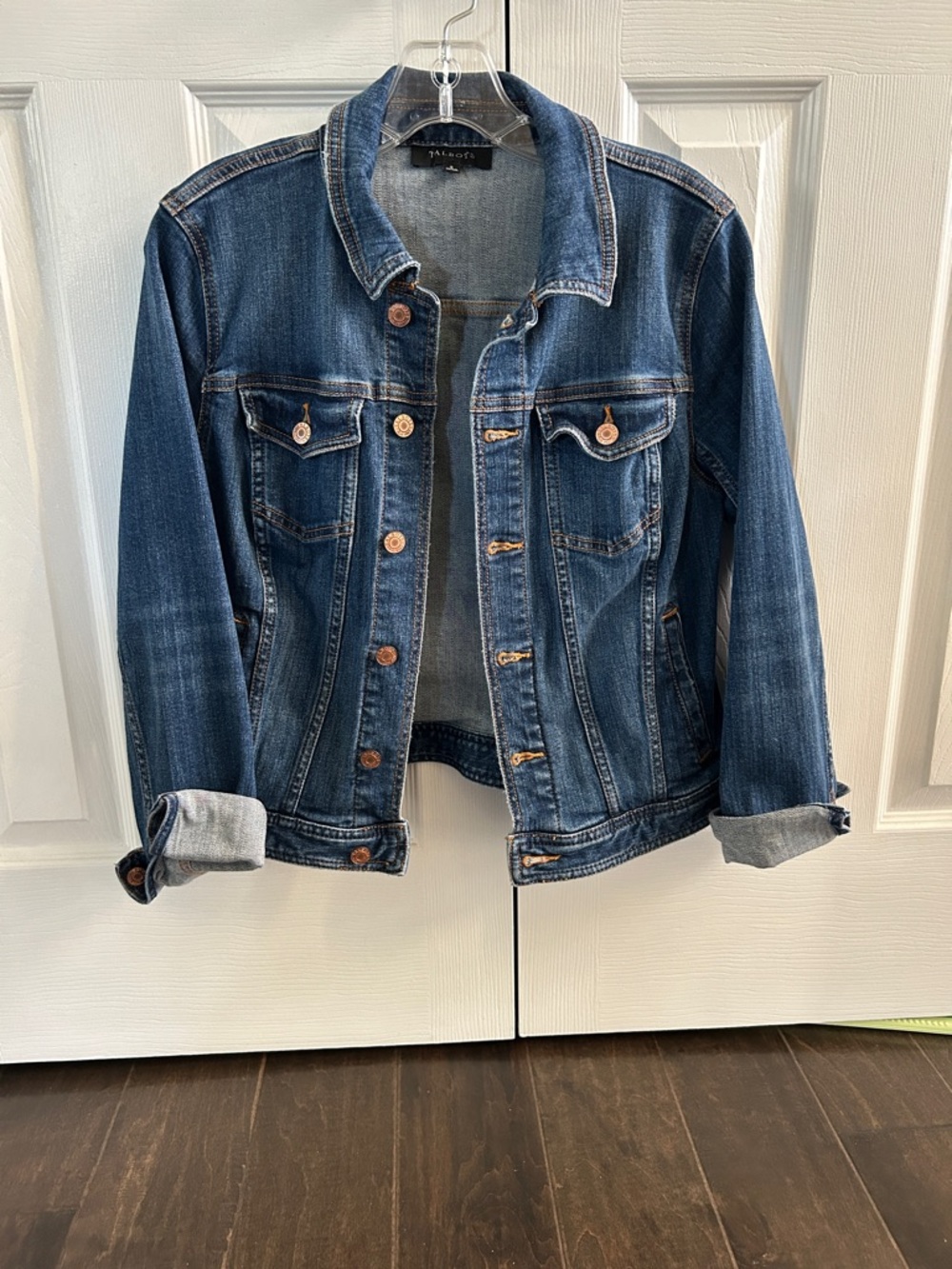 Talbots Small Blue Classic Denim Jacket